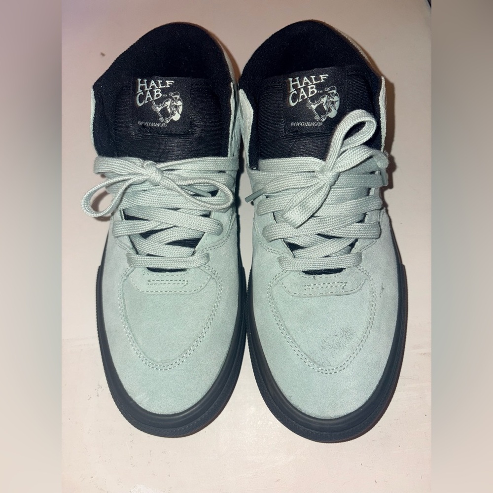 Vans Half Cab Skate Shoes in Gray/Olive Men’s 11 - Picture 3 of 9